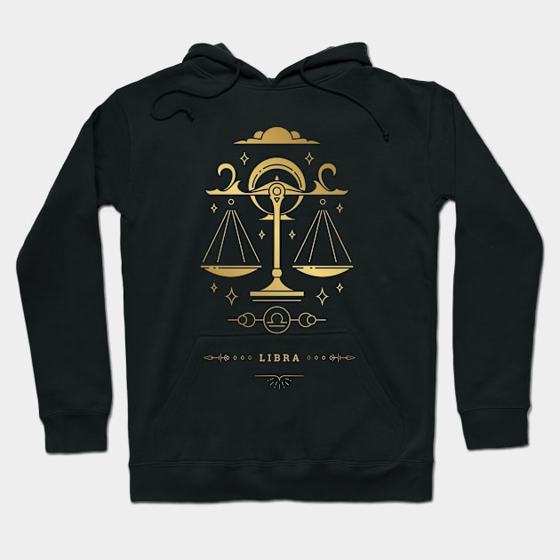 Libra - Libra Zodiac Birthday Hoodie by Kudostees